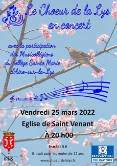 Affiche 25 mars 2022